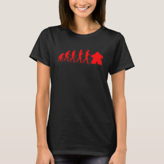 T-shirt Amusant jeu de société Cool cadeau Meeple Evolutio