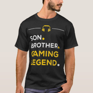 T-shirt Amusant Joueur Noël Son Frère Légende de jeu