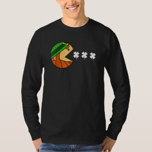 T-shirt Amusant Jour de la Saint Patrick Vidéo Joueur Humo