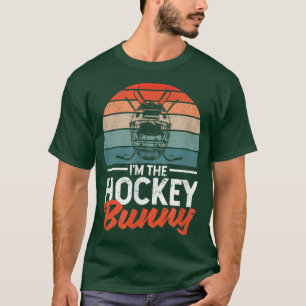 T-shirt Amusant Jour de Pâques Jour de glace Puck Joueur F