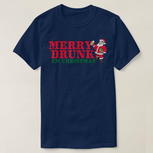 T-shirt Amusant Joyeux Dunk Im Vêtements de Noël (Design devant)