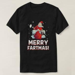 T-shirt Amusant Joyeux Fêtes Père Noël