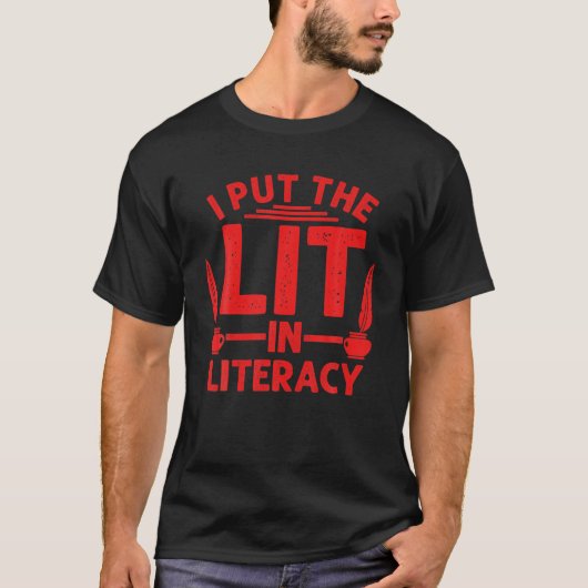 T-shirt Amusant Literacy Coach Design Pour Hommes Femmes L (Devant)