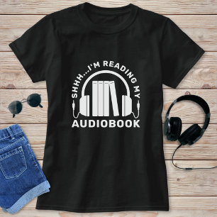 T-shirt Amusant livre Je lis Mon livre audio