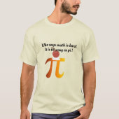 T-shirt Amusant Math Algebra Wiz, Pie Pun Aussi Facile Que (Devant)