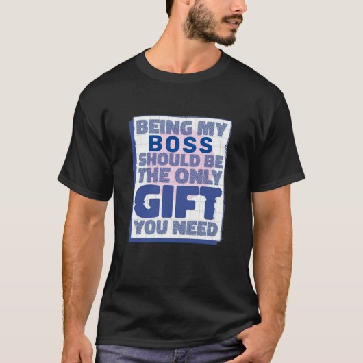 T-shirt Amusant Meilleur cadeau pour Boss (Devant)