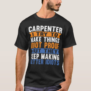 T-shirt Amusant menuisier menuisier