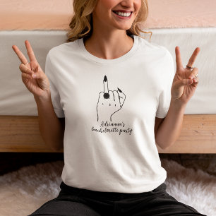 T-shirt Amusant moderne Bachelorette Fête de mariée