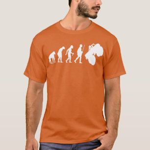 T-shirt Amusant Monster Taille Camion Evolution Cadeau RV 