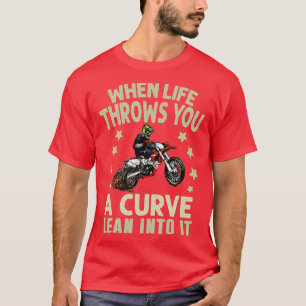 T-shirt Amusant Motorcycle Racer Design