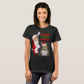 T-shirt Amusant Naugthy Chat Stole Christmas Turquie T-shi (Devant entier)
