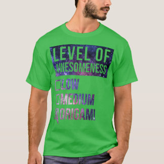 T-shirt Amusant Niveau De Compréhension Faible Moyen Origa