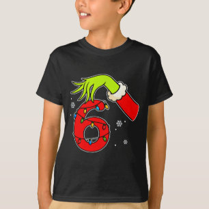 T-shirt Amusant Numéro 6 Noël 67 Six Sept Mème Xmas Hommes