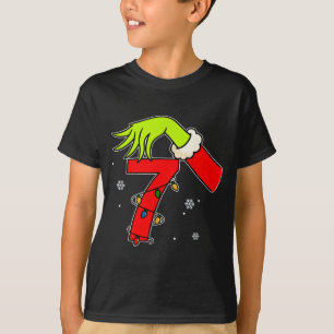 T-shirt Amusant Numéro 7 Noël 67 Six Sept Mème Xmas Hommes