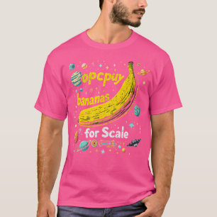 T-shirt Amusant Occupy Bananes Pour L'Astronomie À L'Échel