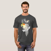 T-shirt Amusant Oiseau De Perroquet J'Aime Vraiment Les Co (Devant entier)