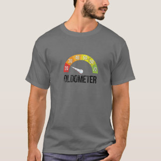 T-shirt Amusant Oldomètre pour 40e Anniversaire Gag graphi