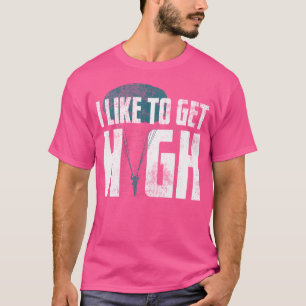 T-shirt Amusant Parachutage Pour Les Femmes Et Les Hommes
