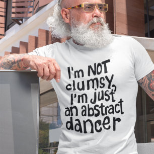 T-shirt Amusant pas maladroit Danseur Abstrait