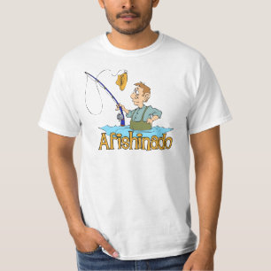 T-shirt Amusant pêche afishinado