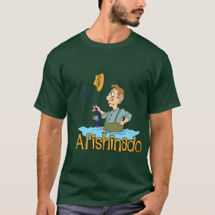T-shirt Amusant pêche afishinado