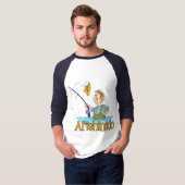 T-shirt Amusant pêche afishinado (Devant entier)