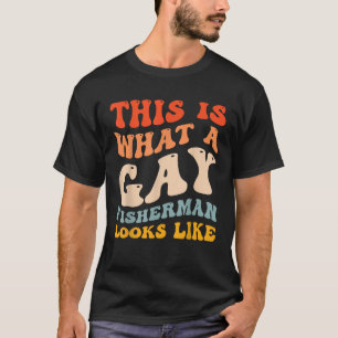 T-shirt Amusant Pêche Gay pride Ce Qu'Un Pêcheur Gay A L'A