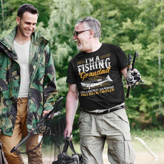 T-shirt Amusant Pêche Grand-Père Fête des pères Cadeau