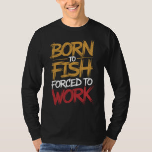 T-shirt Amusant Pêche Long Manche