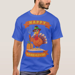 T-shirt Amusant pèlerin de Turquie paysan Citrouille heure