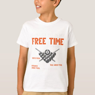 T-shirt Amusant Pool Player Billard Jouer Pool Watch Pool