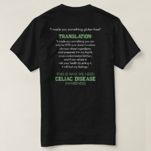 T-shirt amusant pour la sensibilisation aux maladi