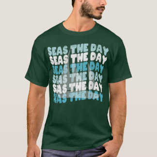T-shirt Amusant Pun De Voile Mer La Journée 