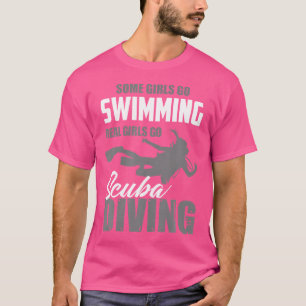 T-shirt Amusant Quelques Filles Aller Baigner Vraies Fille