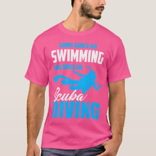 T-shirt Amusant Quelques Filles Aller Baigner Vraies Fille