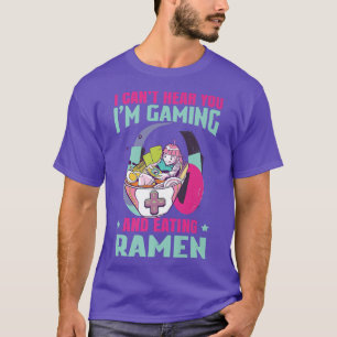 T-shirt Amusant Ramen Et Jeu Joueur Culture Japonaise