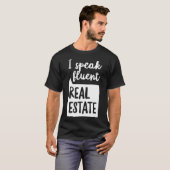 T-shirt Amusant Realtor Parler Fluent Agent Immobilier Inv (Devant entier)