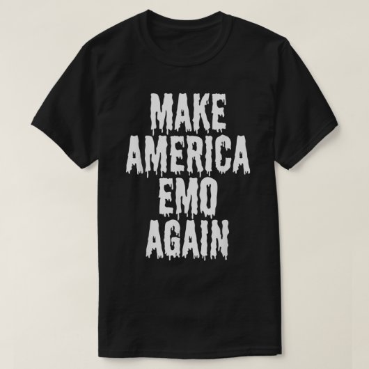 T-shirt Amusant Retraité Emo Kid Sad Music Cadeau Goth Pun (Design devant)