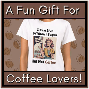 T-shirt Amusant Rétro Amateur de Café Régime Cétogène Pauv