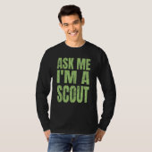T-shirt Amusant Scouting Gear Cub Camping (Devant entier)