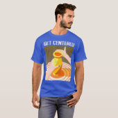 T-shirt Amusant Se Centrer Poterie Faire Potters Roue (Devant entier)