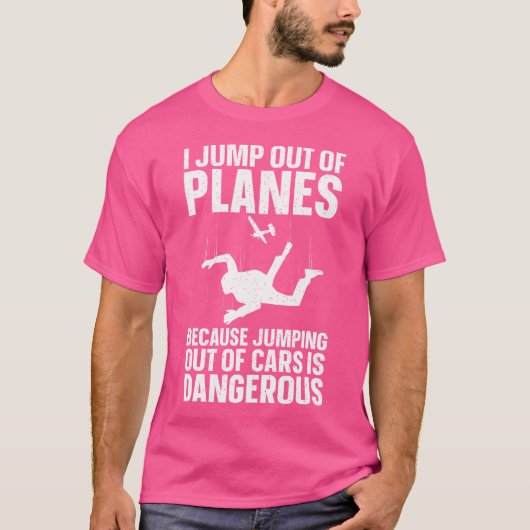 T-shirt Amusant Skydive Lover Skydive (Devant)