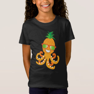 T-Shirt AMUSANT SOURIRE EXOTIQUE POINÉE TROPICALE OCTOPUS