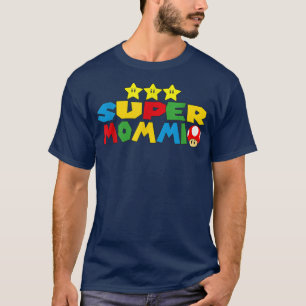 T-shirt Amusant Super Mommio Vidéo Jeu Lover Fête des Mère