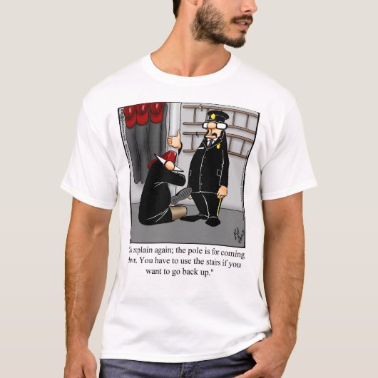 T-shirt Amusant Tee - shirt Humour pompien (Devant)
