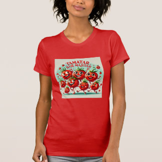 T-shirt amusant tomate - Vibrant et joyeux