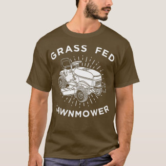 T-shirt Amusant tondeuse à gazon en herbe