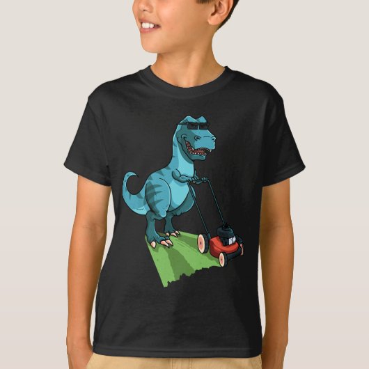 T-shirt Amusant Tracteur T-Rex Tractor de gazon cadeau pou (Devant)