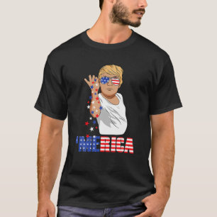 T-shirt Amusant Trump Salt Merica Freedom 4 juillet cadeau
