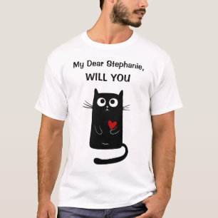 T-shirt Amusant Veux-Tu Me Marier Proposition De Mariage N